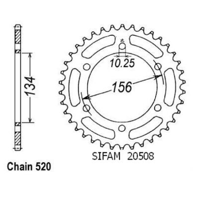 Rozeta pro Kawasaki 20508CZ41